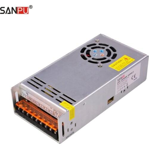 SANPU SMPS 24V 500W DC LED Switching Power Supply 20A Constant Voltage Single Output 220V 230V AC/DC Transformer Driver Indoor