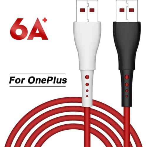 USB Type-C 6A Warp Quick Charger Dash Cable for Oneplus 8T 8 7 Pro Super Fast Charging for Huawei P40 Super VOOC for OPPO VIVO