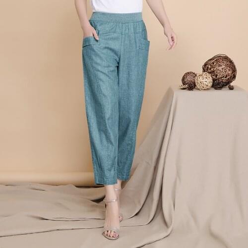 VGVFHZY Women's Linen Trousers
