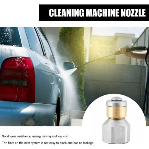 Female Rotating Sewer Jetter Nozzle BSPP 1/4 3/8 3 Rear Jets Easily Installation Personal Car Elements for Pressure Washer