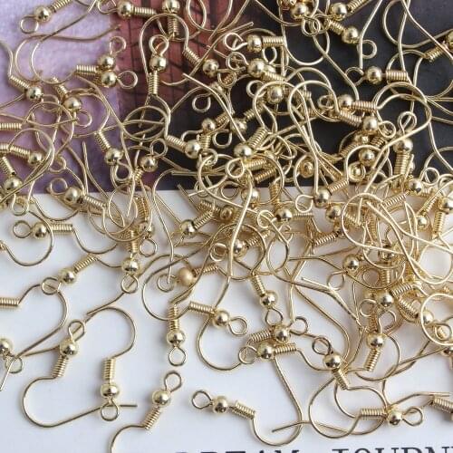 100pcs/lot Earring Findings Earrings Clasps Hooks Fittings DIY for DIY Jewelry Making Supplies Accessories