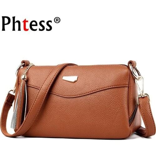 2019 Female Messenger Bags Vintage Handbag Female Leather Shoulder Bag Sac A Main Crossbody Bags For Women Bag Ladies Bolsas New