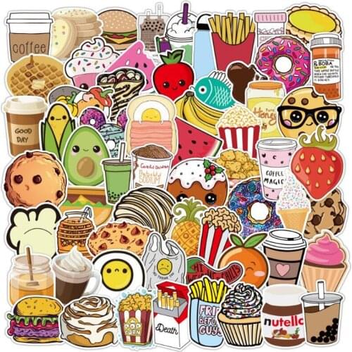 10/30/50PCS Cartoon Cute Stickers Graffiti Car Laptop Skateboard Water Cup Guitar Waterproof Decorative Stickers Wholesale