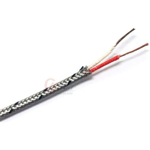 2*7*0.2mm S/R Type Thermocouple Stainless Steel Shielded Precision Compensation Wire Extension Cable