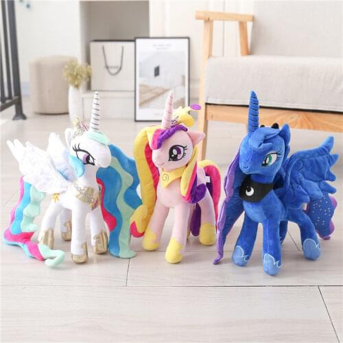 Unicorn Nightmare Night Plush Doll Movies TV Cartoon Figure Stuffed Animals Horse Kids Toys 30CM