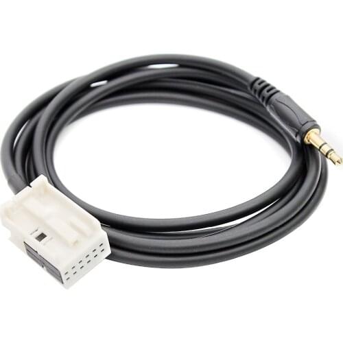 Car Aux Cable 3.5MM MP3 Audio Adapter Fit for Peugeot 307 308 408 407 507 Sega Triumph Citroen C5 C2 RD4