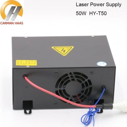 Carmanhaas 50W CO2 Laser Power Supply for CO2 Laser Engraving Cutting Machine HY-T50