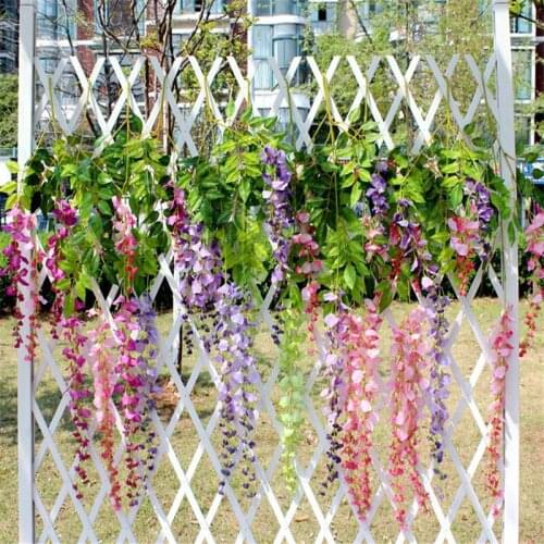 Home Fashion Artificial Hydrangea Party Romantic Wedding Decorative Silk Garlands Of Artificial Flowers Silk Wisteria