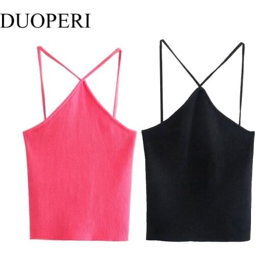 Женские летние топы DUOPERI China At AliExpress