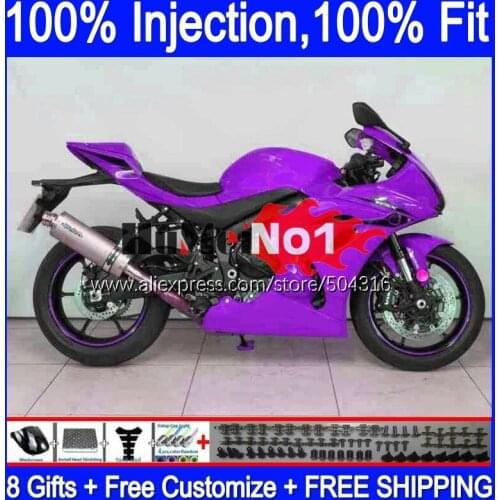 Injection OEM For SUZUKI GSXR1000 L7 L8 GSXR 1000 2017 2018 2019 116MC.44 GSXR-1000 K17 GSX-R1000 17 18 19 Fairing purple glossy