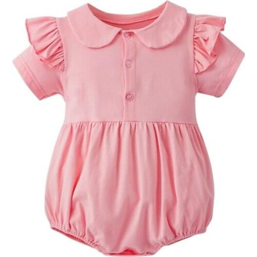 Baby Girl Rompers Kids Romper Autumn Spring 0-24M Age Infant Pink Princess Toddler Newborn Outfits Baby Boys Clothes