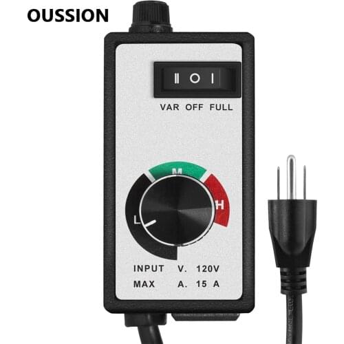 Inline Duct Fan Variable Speed Controller,Current Pump Motor Speed Adjuster,Power Tool Controller for Router Drill,Exhaust Fans