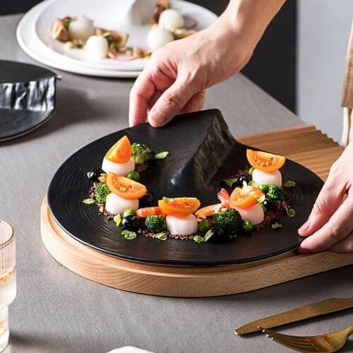 Creativity Ceramics Dinner Plate Western Food Steak Dish Main Course Sushi Plates Restaurant Tableware Kitchen Supplies