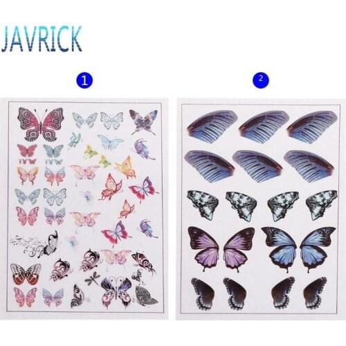 Epoxy Resin Materials Sheet Mold Decoration Simulated Butterfly Wings DIY Jewelry Making Crafts Colorful Filling Tools