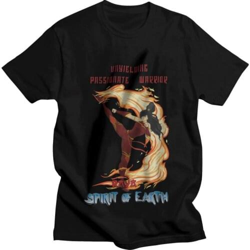 Anime Avatar The Last Airbender T Shirt For Men 100% Cotton Printed T-shirt Funny Tshirt Short Sleeve The Legend of Aang Tees