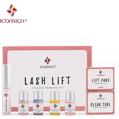 Professional 5 sets/lot eyelashes lift perm kit Salon beauty lotion for eyelash extension Nutritious Curling Tools