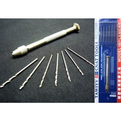 Precision Large Hand Drill Up To Model Making Tool Sends Seven Bits