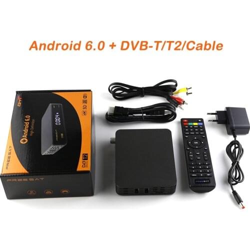 Android box box smart tv box GTT bluetooth Amlogic S905D supports DVB C/T2