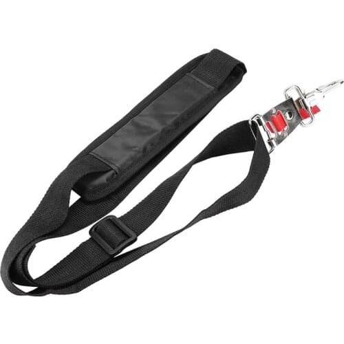 Strimmer Shoulder Harness Strap Universal String Trimmer Single Shoulder Pad Strap Quick Release for Brush Cutter Black LX0D