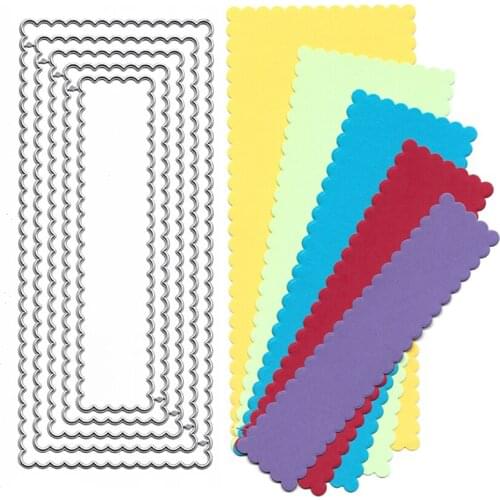 Slimline Metal Cutting Dies Scrapbooking Embossing Folders for Card Making Craft Stencil Hobby Punching Stencil