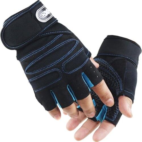 Unisex Men Cycling Half Finger Gloves Non-slip Tactic Training Racing MTB Bicycle Road Bike Gloves guantes Pro Dropship#0806