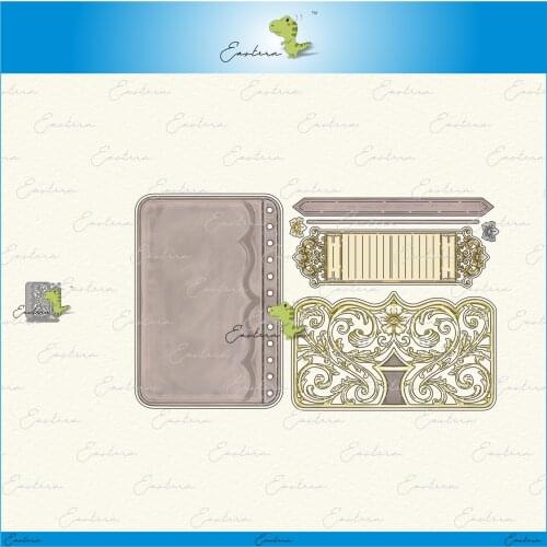 Gorgeous notebook card shape formwork metal cutting dies 2021 new diy molds Scrapbooking Paper Making die cuts crafts