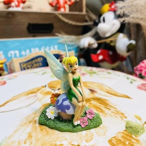 1PCS 8cm Flower fairy Resin ornaments birthday gifts cute cartoon creative desktop ornaments