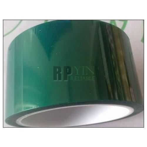 1x 100mm*33 meters*0.06mm Hi-Temp Resist Adhesive PET Green Shielding Tape for PCB Coating Soldering ,Plating /Masking