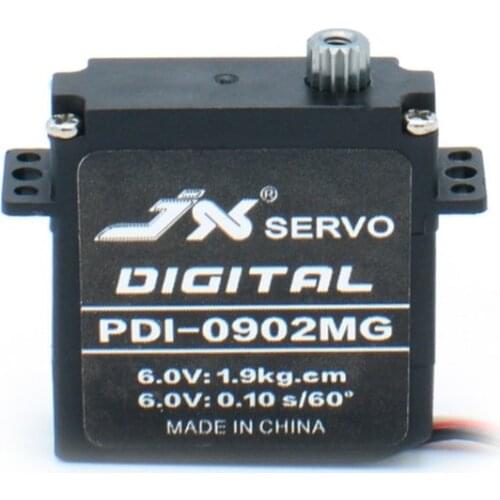 2-Pcs Jx PDI-0902MG Metal Gear Fixed-Wing Airplanes Digital Servo 1.9kg Torque Hollow Cup Digital Servo For Rc Car / Helicopter