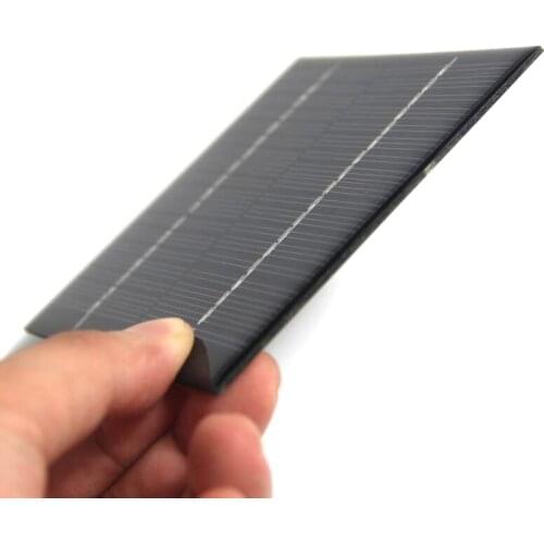 1.2W 18V Epoxy Solar Cell Module Polycrystalline DIY Solar Panel Charger System For 12V Battery Study 100*100*3MM 2pcs