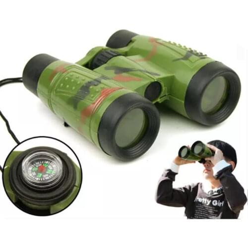 6*30 Children Binoculars Telescope for Outdoor Camping Climbing Tools Simulation CS Hunting Field Survival Camouflage Toys Gift