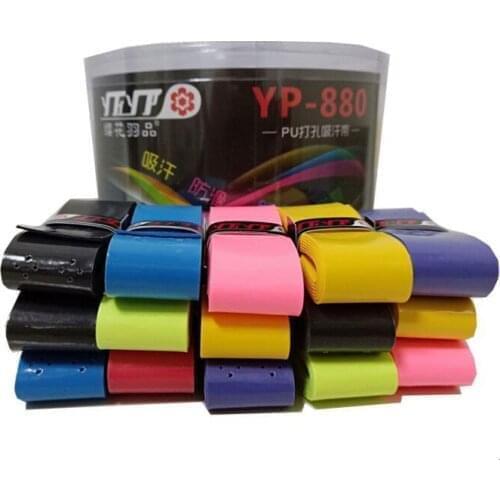 60 PCS Thicken PU Badminton Overgrips Viscosity Comfort Racket Overgrip Sweat Absorption Tennis Racquet Hand Glue L2086-60SPB