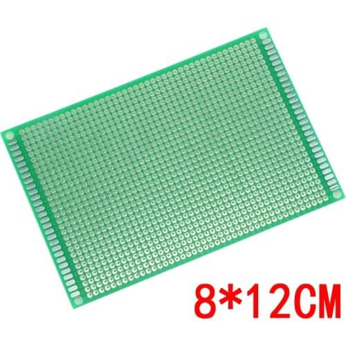 8X12 cm double-Side Copper prototype pcb 8*12 cm Universal Board for Arduino