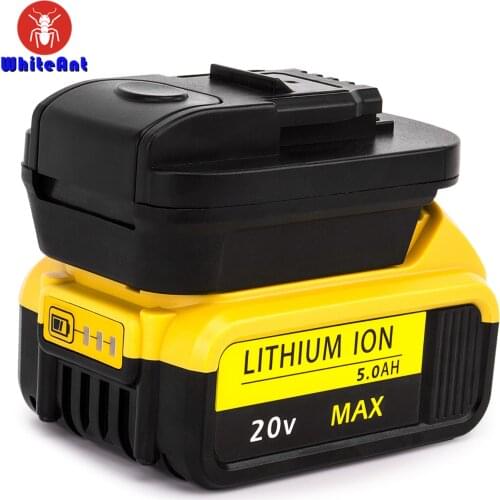 18/20V Battery Adapter For Dewalt For Milwaukee M18 Battery Convert To 20V Battery Transfer Tool For Worx Powershare 4-PIN