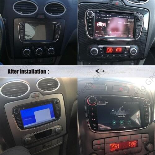 For Ford FUCOS old Car radio player Android 10 64GB GPS Navigation Multimedia Player Radio
