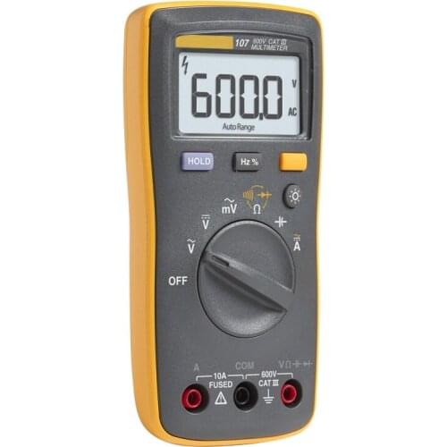 Auto range digital multimeter 107 portable ac dc current