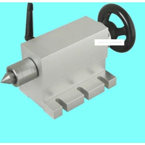 Woodworking Machinery Parts Engraving Machine Fourth Axis Activity CNC Tailstock Rotation Axis A Axis Part Center Height 65MM