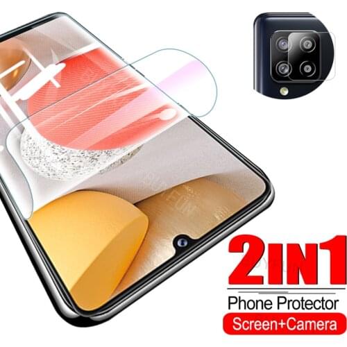 2-in-1 For Samsung Galaxy A42 5G Hydrogel Film Screen Protector Camera Protective Film For Samsung m31s m31 m51 screen Lens film