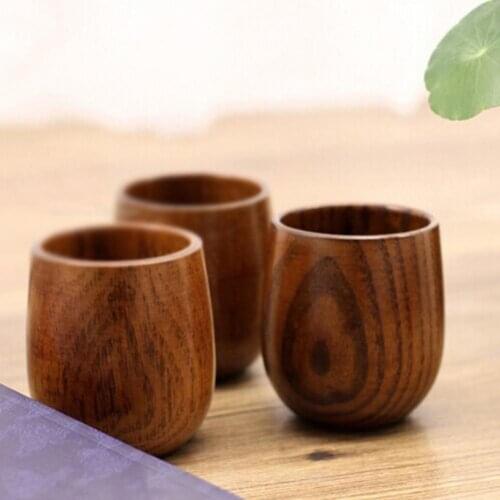 Good Quality Classical Wine Glass Wooden Tableware Drinking Cup Mugs For Home Bar Coffee Tea Beer Juice Milk Drinking Glasses