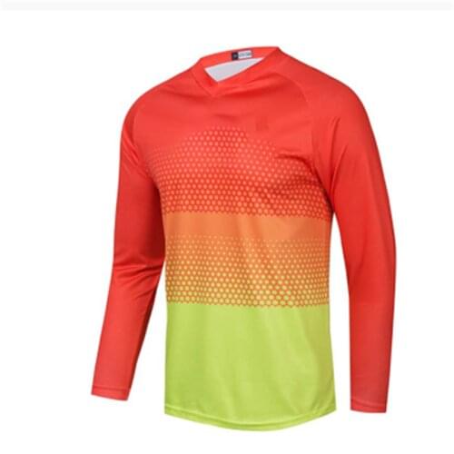 Team Quick Dry Sublimated Printing Bike Bicycle Cycling Wear Clothing Mtb Jersey Motocross Cycling Off Road Dirt Bike Riding