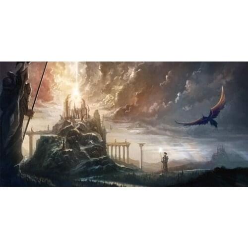 Beautiful castle diamond Embroidery diy diamond painting mosaic diamant painting 3d cross stitch pictures H221