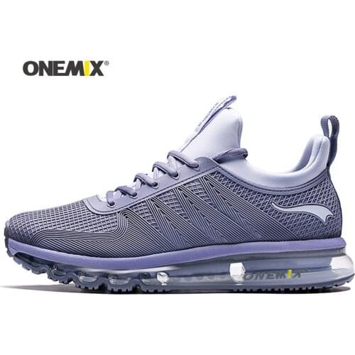 ONEMIX Men Running Shoes Women KPU Mesh Air Sole Athletic Trainers Tennis Sports Boots Cushion Outdoor Road Walking Sneakers 47
