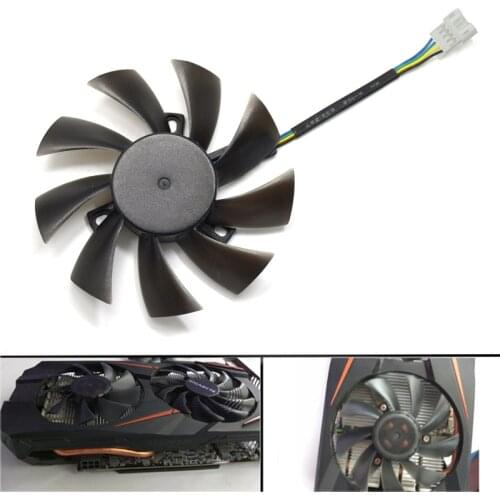 10pcs/lot NEW 85mm T129215SU Cooler Fan Replace For Gigabyte GTX 1060 G1 Gaming GTX 1070 Radeon RX 470 480 G1 RX 570 580 Gaming