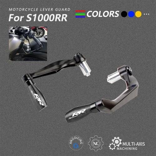 Motorcycle Universal 7/8" 22mm Handlebar Grips Guard Brake Clutch Levers Handguard Protector For BMW S1000RR 2009-2021 2020 2019
