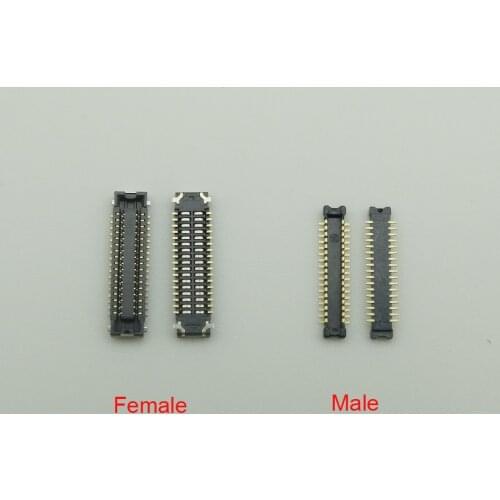 1pc Original LCD Display FPC Connector on Board / Flex For Samsung Galaxy A10 A105 A20 A205 A30S A307 A40S 34pin