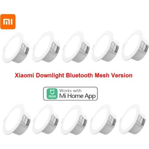Original Xiaomi Mijia Smart Led Downlight Bluetooth Mesh Version Voice Control Smart Remote Control Adjust Color Temperature