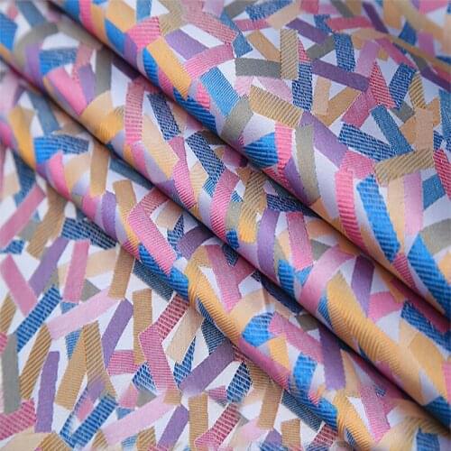 Brocade Fabric Damask Jacquard candy style Apparel Costume Upholstery Furnishing Curtain DIY Clothing Material by meter