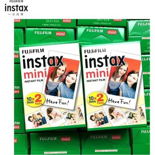 Suitable for Fuji Polaroid photo paper white edge photo paper MINI MINI photo paper one-time imaging camera double pack 1020