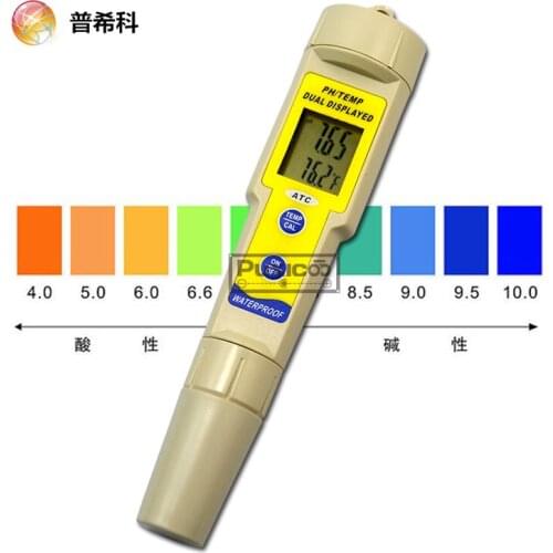 Silver-plated Probe Waterproof PH Pen PH Meter Pen Type PH Meter PH Test Pen Tester Accuracy 0.01