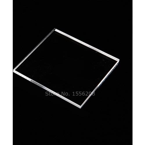 Size Option 3mm Cast Acrylic Thickness Clear Perspex Sheet Cut Plastic Transparent Board Perspex Panel Doors Signage Decor